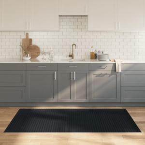 VidaXL Vloerkleed rechthoekig 100x200 cm bamboe grijs