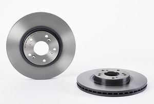 Remschijf COATED DISC LINE BREMBO, Remschijftype: Binnen geventileerd, u.a. für Honda