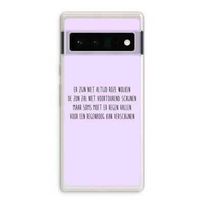Regenboog: Google Pixel 6 Pro Transparant Hoesje