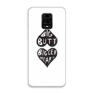 Big butt bigger heart: Xiaomi Redmi Note 10 Lite Transparant Hoesje