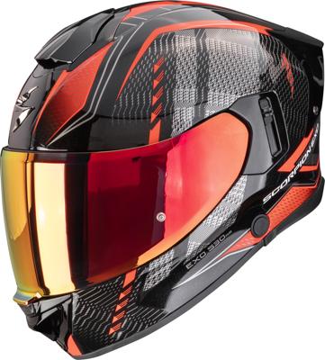 SCORPION EXO-530 Air Theras, Integraalhelm, Metallic Zwart-Rood