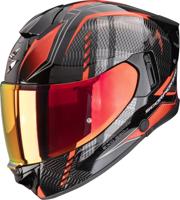 SCORPION EXO-530 Air Theras, Integraalhelm, Metallic Zwart-Rood