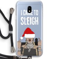 Came To Sleigh: Samsung Galaxy J3 (2017) Transparant Hoesje met koord