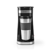 Nedis Koffiezetapparaat | 0.4 l | Zilver / Zwart | 1 stuks - KACM300FBK KACM300FBK