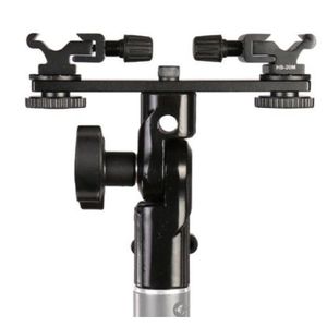 Falcon Eyes Twin Mount Tilting Bracket + 2 x Flitsschoen CLD-14A