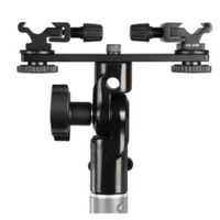 Falcon Eyes Twin Mount Tilting Bracket + 2 x Flitsschoen CLD-14A