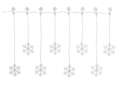 LIVARNO home LED-lichtgordijn (Sneeuwvlokken koudwit)