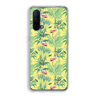 Flamingo party: OnePlus Nord CE 5G Transparant Hoesje - thumbnail