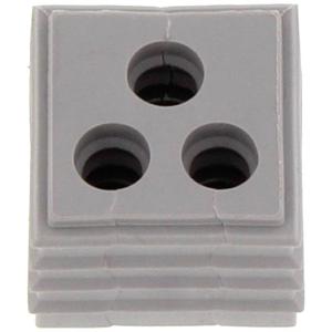 CONTA-CLIP KDS-DE 3X5-6 GR Afdichtingselement Thermoplastisch elastomeer Grijs 10 stuk(s)