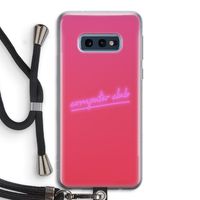 Vice Glow: Samsung Galaxy S10e Transparant Hoesje met koord