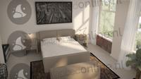 Standaard boxspringset 140 x 200 cm- stofkleur 1507