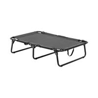 Honden ligbed - 88.5 x 60 x 22 cm - staal / Teslin stof - zwart