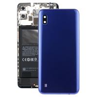 Batterij terug te dekken met camera lens & kant toetsen voor Galaxy A10 SM-A105F/DS SM-A105G/DS (blauw)