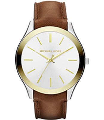 Horlogeband Michael Kors MK2259 Leder Bruin 20mm