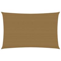 vidaXL Zonnezeil 160 g/m² 3x5 m HDPE taupe