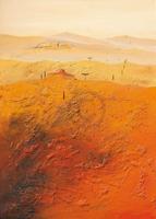 Kunstdruk Bernhard Gerner - Mediterrane Landschaft 1 50x70cm