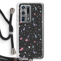 Terrazzo N°16: Huawei P40 Pro Plus Transparant Hoesje met koord