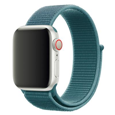 Apple Watch Nylon Geweven Sport Band - Dennengroen -