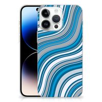 iPhone 14 Pro Max TPU bumper Waves Blue