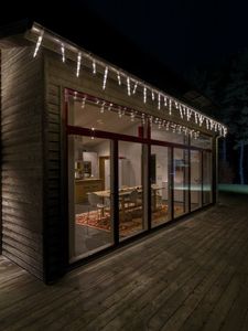 Konstsmide Konstsmide Lichtgordijn ijspegels Buiten 24 V 96 LED Warmwit