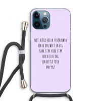 Zelfvertrouwen: iPhone 12 Pro Transparant Hoesje met koord
