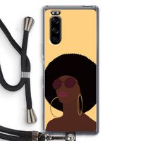 Golden hour: Sony Xperia 5 Transparant Hoesje met koord