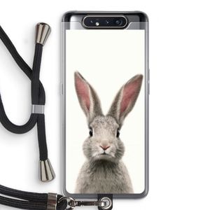 Daisy: Samsung Galaxy A80 Transparant Hoesje met koord