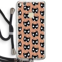 Kat: Huawei Ascend P10 Lite Transparant Hoesje met koord