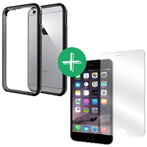 iPhone Case + Screenprotector iPhone 7/8