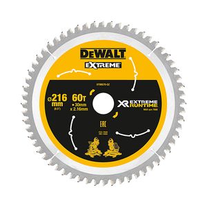 DEWALT Reciprozaagblad DT99570, 216 / 30mm zaagblad 60 Tanden