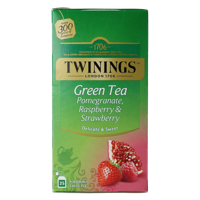 The vert pomogranate raspberry strawberry 25 Zakjes