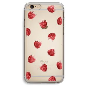 Framboosjes: iPhone 6 Plus / 6S Plus Transparant Hoesje