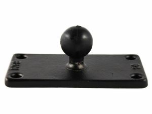 RAM Mount B-Kogel rechthoek 2x 4" Base RAM-B-202U-24