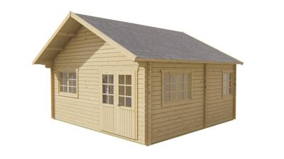 Blokhut - Tuinhuis Big Llanes | 44 mm | onbehandeld