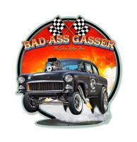 Bad-Ass Gasser No Live Fifty-Five Zwaar Metalen Bord