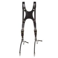 The Hantler Dual camera harness Black / Brass, Large