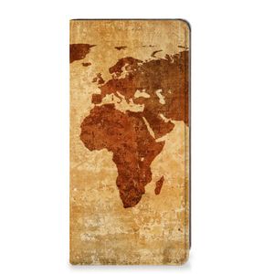 Samsung Galaxy A34 Book Cover Wereldkaart