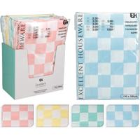 Excellent Houseware Tafelkleed flanel 130x180cm ruit