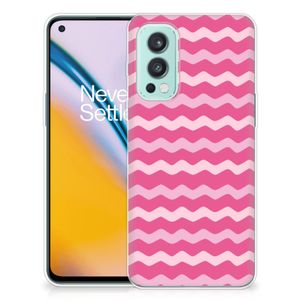 OnePlus Nord 2 5G TPU bumper Waves Pink