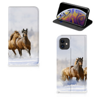 Apple iPhone 11 Hoesje maken Paarden - thumbnail