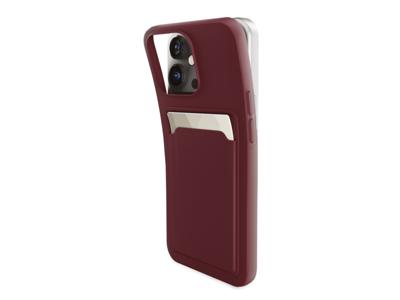 Mobilize Mobilize Rubber Gelly Card Case Samsung Galaxy A35 5G Matt Bordeaux