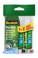 Lijmstift scotch 21gr 2+1 gratis