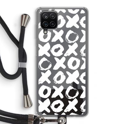 XOXO: Samsung Galaxy A12 Transparant Hoesje met koord