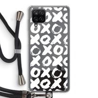 XOXO: Samsung Galaxy A12 Transparant Hoesje met koord
