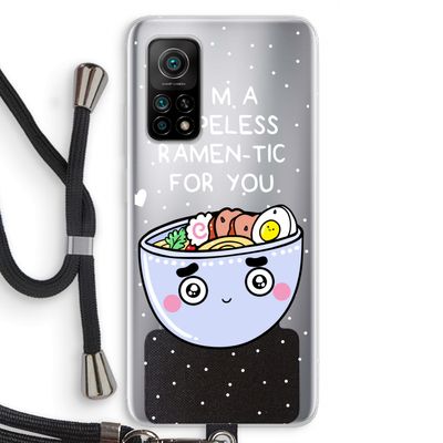 I'm A Hopeless Ramen-Tic For You: Xiaomi Mi 10T 5G Transparant Hoesje met koord