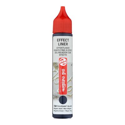 Royal Talens Talens Art Creation Effectliner 28 ml - Elegant Zwart 7001