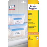 Avery diepvriesetiketten Ft 63,5 x 33,9 mm (b x h), wit, doos van 600 etiketten