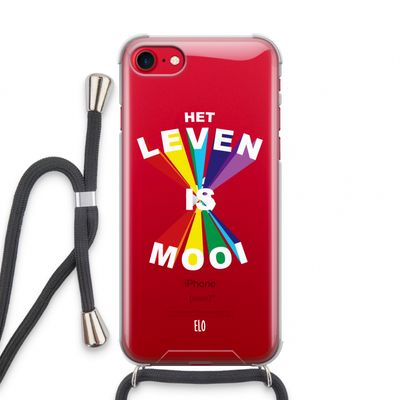 Het Leven Is Mooi: iPhone SE 2020 Transparant Hoesje met koord