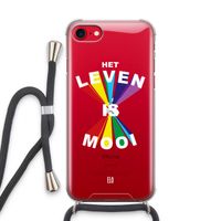 Het Leven Is Mooi: iPhone SE 2020 Transparant Hoesje met koord