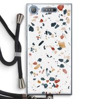 Terrazzo N°4: Sony Xperia XZ1 Transparant Hoesje met koord